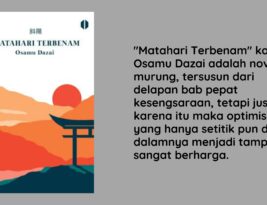 Osamu Dazai dan Optimisme setelah Matahari Terbenam
