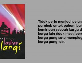 Snobisme, Laskar Pelangi, dan Tudingan Plagiat